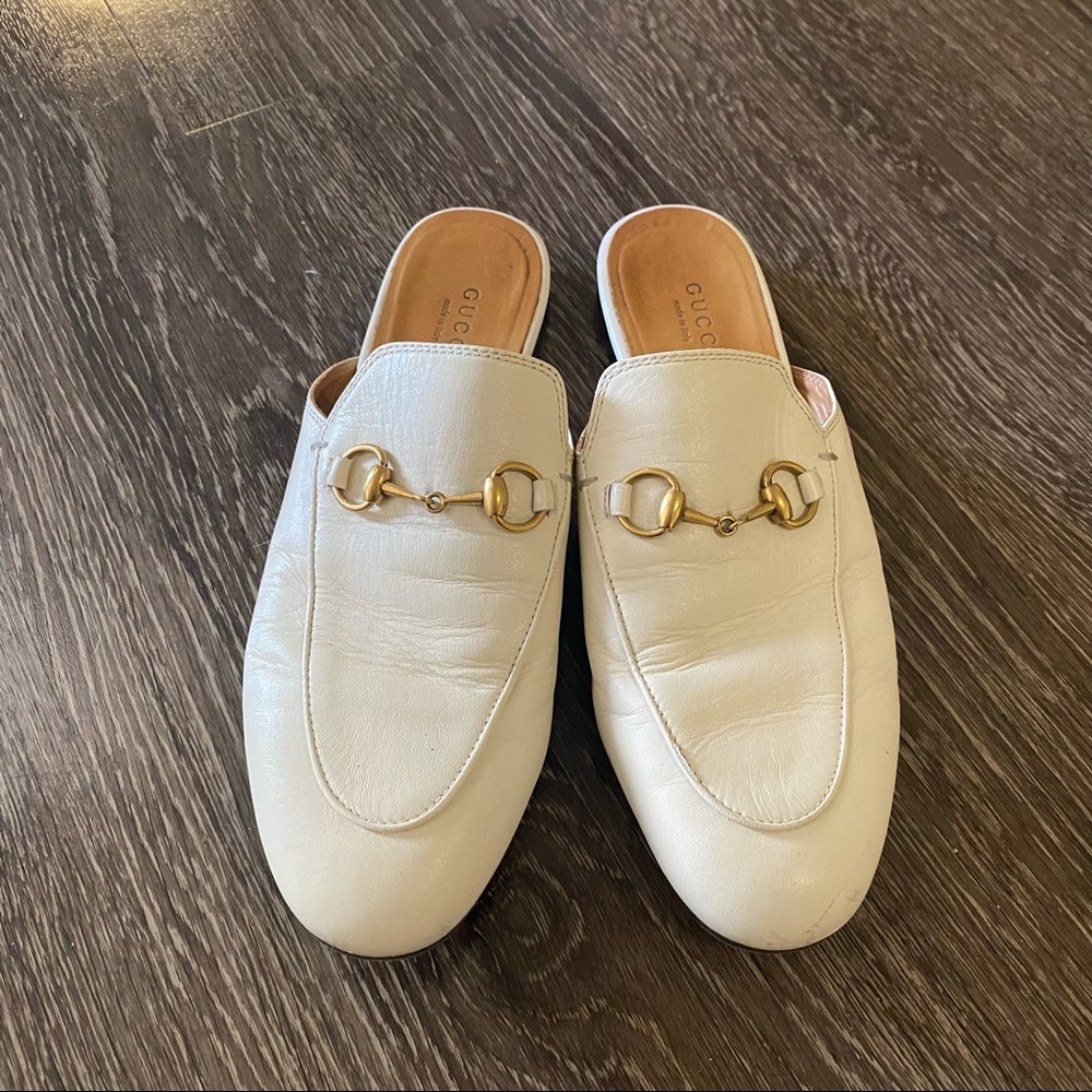 Gucci Princetown leather mules